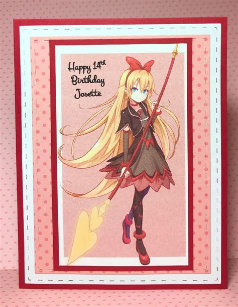 Anime Birthday Card Ideas Birthday Card Anime Style 2 By