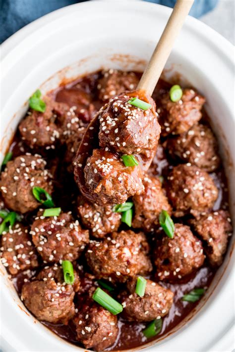 Slow Cooker Cranberry Meatballs The Food Cafe
