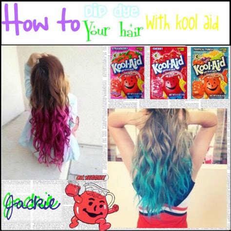 It is a very vibrant and intense color. how to dye your hair with kool aid | Kool aid hair dye ...