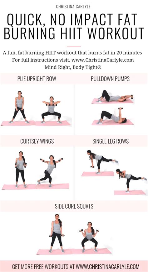 Low Impact Hiit Workout For Beginners Workoutwalls