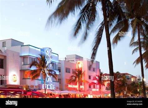 South Beach Miami Florida Estados Unidos Hoteles Bares Y
