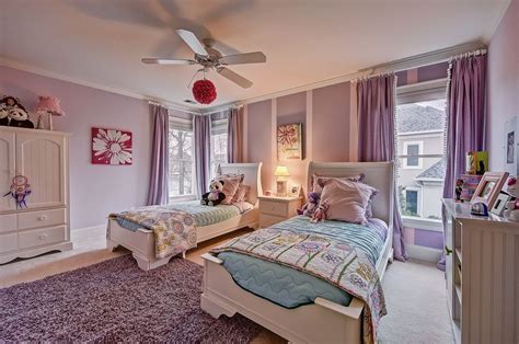 Whether you choose to use it around windows and doorways or to line the top of the kitchen cabinets, crown molding adds a classic finishing touch. Traditional Kids Bedroom with High ceiling, Crown molding ...