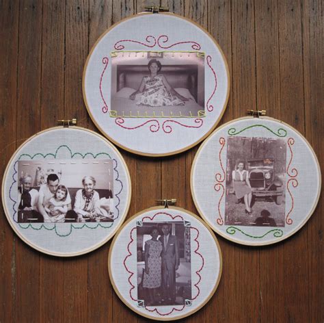 Embroidery Hoop Picture Frame 6 Steps With Pictures Instructables