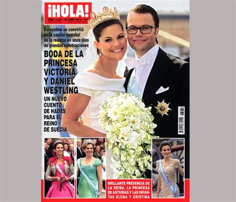 la revista ¡hola adelanta su salida boda de la princesa victoria y daniel westling un cuento