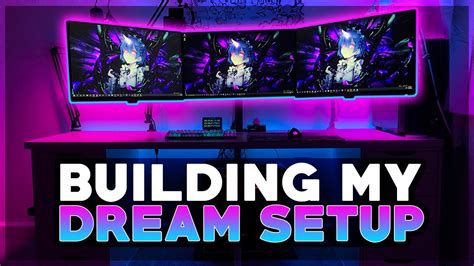 I Built My Dream Pc Gaming Setup Triple Monitorsdual Pc Youtube