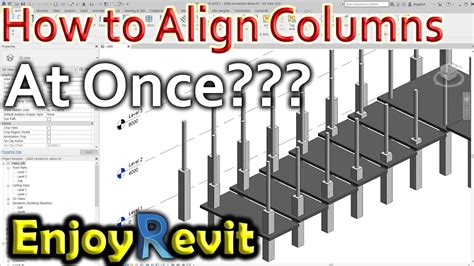 How To Align Columns To Floors Eng Sub Youtube