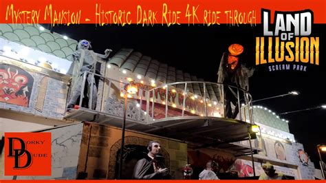 Mystery Mansion At Land Of Illusion Historic Carnival Dark Ride 4k Ride Through Middletown