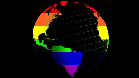 Globe Rainbow Circle Logo