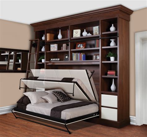Comfortable Bedroom Design With Murphy Bed Kit Lowes Homesfeed