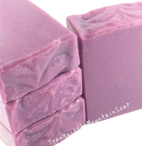 LILAC SOAP Floral Soap Handmade Soap Cold Process Soap Purple Soap Artisan Soap For Her Homemade 