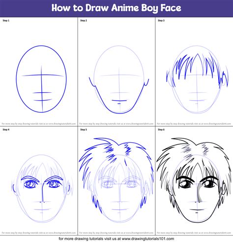 How To Draw Boy Face Step By Step How To Draw A Child Easy And Step