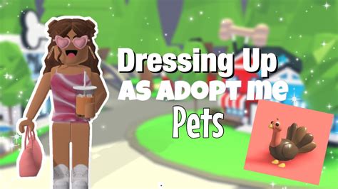 Dressing Up As Adopt Me Pets Youtube