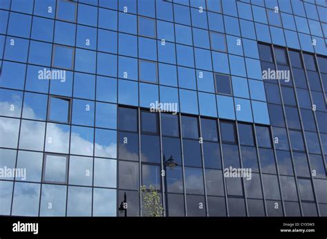 Glass Facade Of A Modern Office Building Stock Photo Alamy