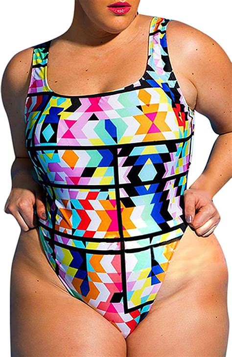 High Cut One Piece Swimsuit Plus Size Clearance Sale Find The Best Prices And Places To Buy