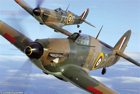 Hurricane Plane Used In Second World War Photographed Daily Mail Online