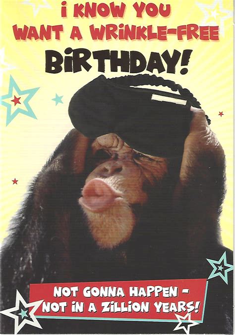 Party Animal Funny Monkey Birthday Card Mhj Uk