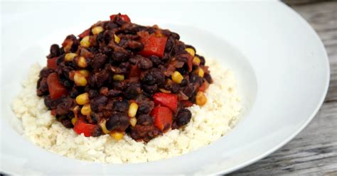 Cauliflower Rice And Beans Popsugar Fitness