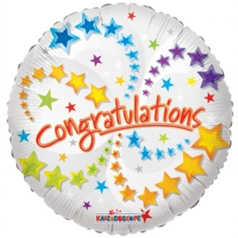 Congratulation Stars Balloon Uk