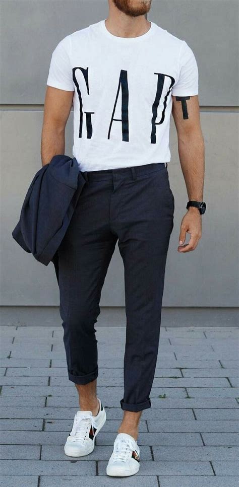 How To Wear White Sneakers For Men Sneakers Outfit Men White