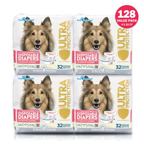 According to banfield pet hospital, dogs in heat may also need to urinate. Paw Inspired Disposable Dog Diapers Female| Puppy, Doggie ...