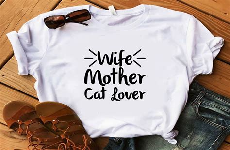 Wife Mother Cat Lover Graphic By Habiba Creative Store · Creative Fabrica