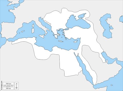 Ottoman Empire End 17th Free Map Free Blank Map Free Outline Map