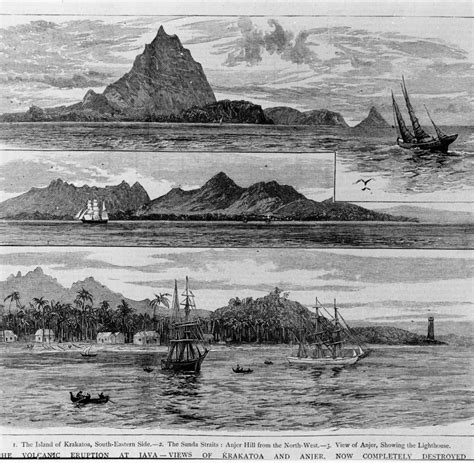 Vulkane Die Explosion Des Krakatau 1883 Bilder And Fotos Welt