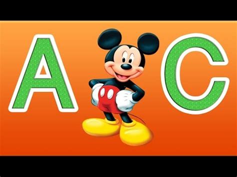 Veja mais ideias sobre alfabeto em inglês, ingleses, aprender inglês. Mickey Mouse Alfabeto En Ingles Para Niños Canción Del ...