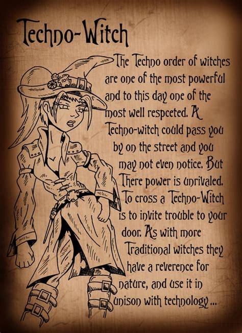 Techno Witch By Darkarts33 On Deviantart