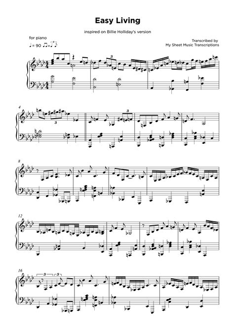 Transcripciones De Jazz Para Piano Mis Transcripciones Musicales