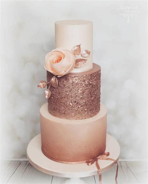 Mis Xv Rose Gold Wedding Cakes Beautiful Wedding Cakes Beautiful