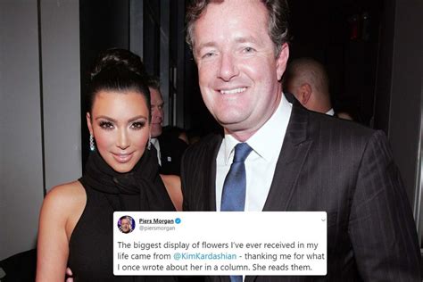 Piers Morgan Reveals Kim Kardashian Once Sent Him Biggest Bunch Of Flowers Ever After Reading
