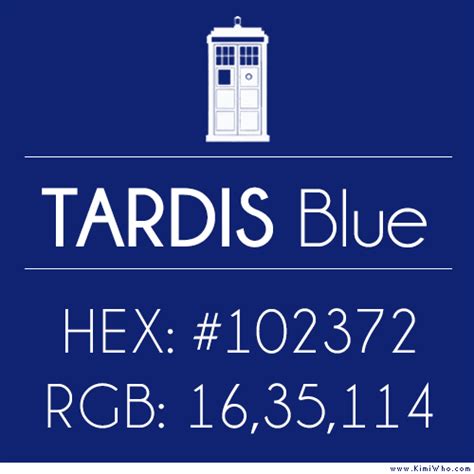 Tardis Blue Hex Code The Adventures Of Lolo