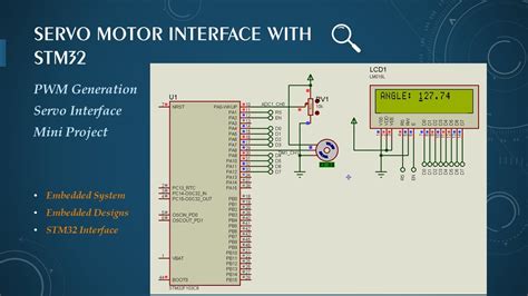 Servo Motor Interface With Stm32f103cx Proteus Simulation Mini