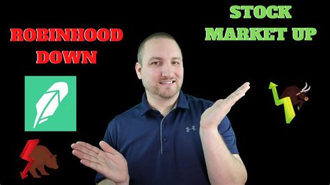 Stock Market Up Robinhood App Down - YouTube