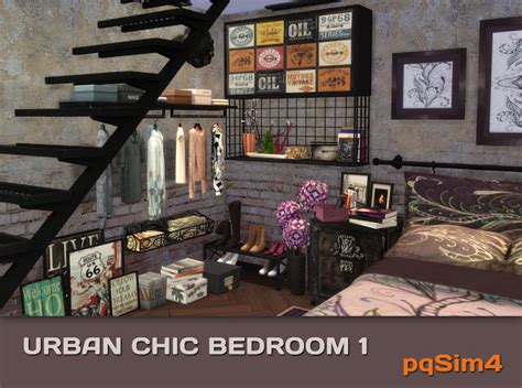 Urban Chic Bedroom 1 By Mary Jiménez At Pqsims4 Sims 4 Updates