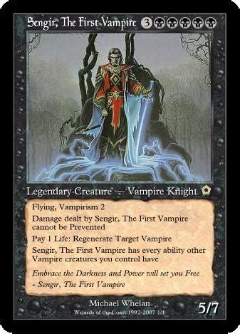 More information on sengir vampire in europe's largest online marketplace for magic: Sengir, The First Vampire - Custom Card Creation - Magic Fundamentals - MTG Salvation Forums ...