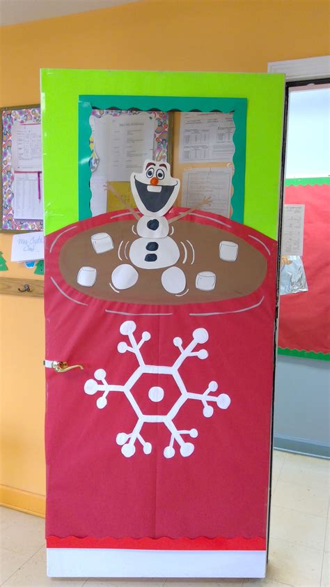 December Door Decoration “our Class Is Worth Melting For” Olaf