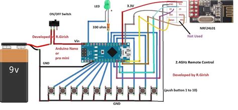 Circuit diagram of '10w amplifier circuit using ic tda2030' with power supply. 2.4 GHz 10 Channel Remote Control Switch | Homemade Circuit Projects