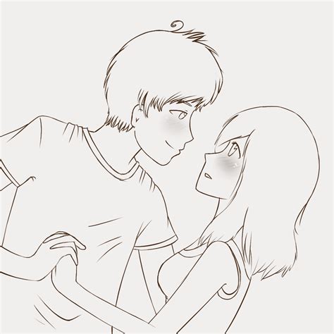 Cute Anime Love Drawing