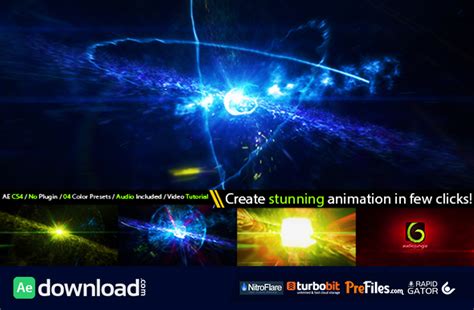 Cinematic Space Particles Explosion Logo Intro Free Download After