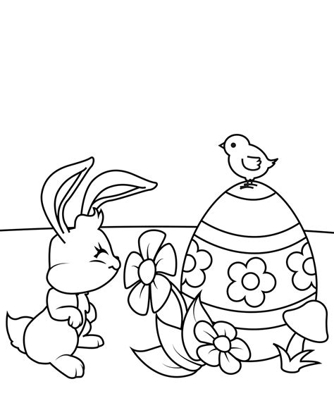 Free Printable Easter Chick Coloring Pages Coloring Pages