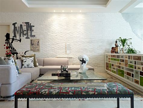 100 Brick Wall Living Rooms That Inspire Your Design