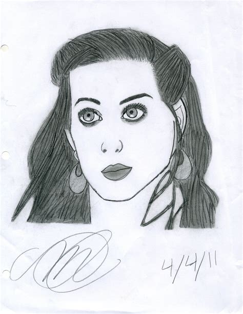 Katy Perry Drawing By Blumaroo Dragoart