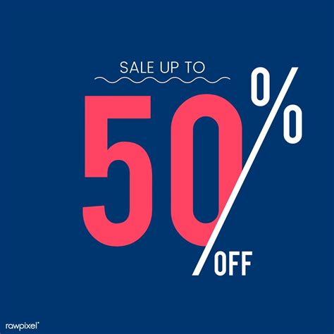 Sale Up To 50 Off Vector Free Image By Rawpixel Com Sasi