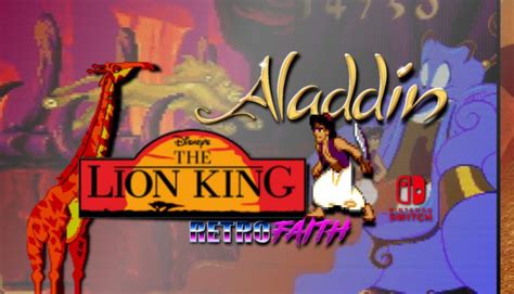 Aladdin And Lion King Disneys 16 Bit Gold Retro Faith