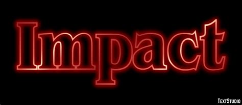 Impact Text Effect And Logo Design Word Textstudio