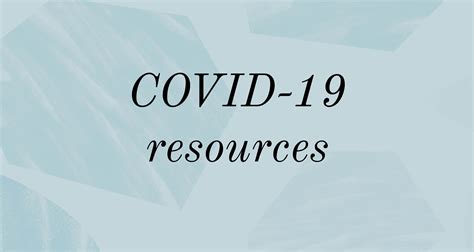 Covid 19 Resources Mgnsw