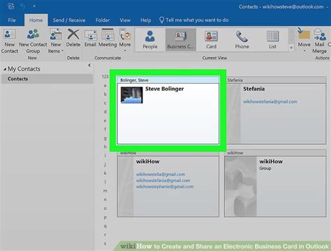 Digital business cards are the modern way to share contact information. How to Create and Share an Electronic Business Card in Outlook
