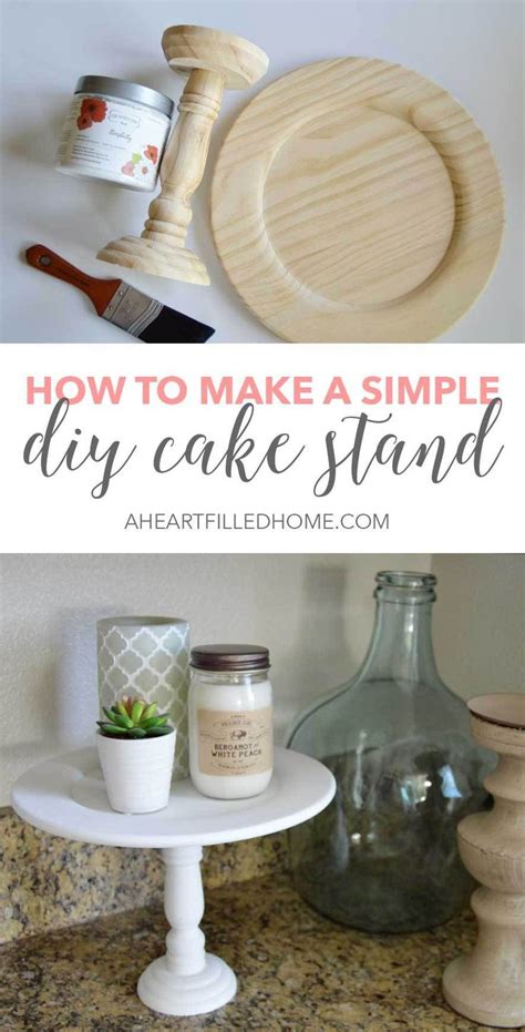 How To Make A Simple Diy Cake Stand